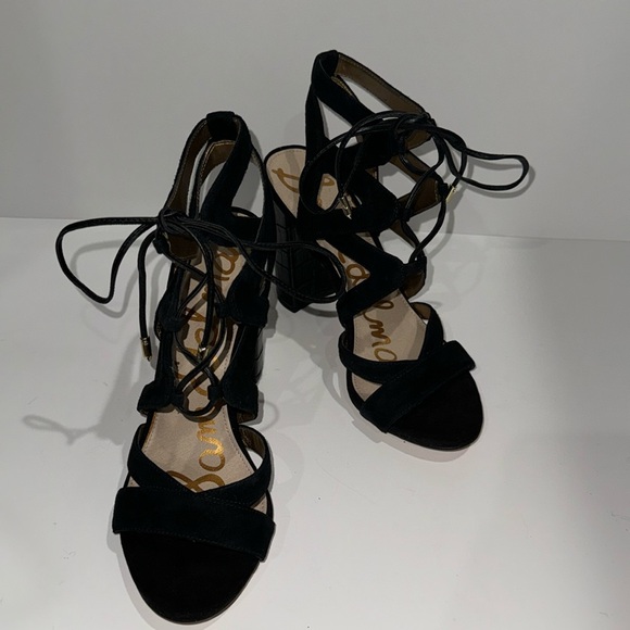 Sam Edelman Yardley Block Sandals - Picture 1 of 8